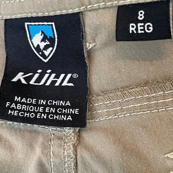 Kuhl pants utility hiking sz 8 taupe adjustable - Picture 8 of 10